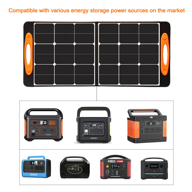 100W foldable solar panel